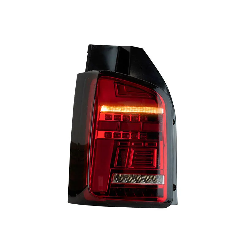 VW T5.1 (2010-15) – Rear Lights – Sequential Indicator – LED – Red (T6.1 Style)