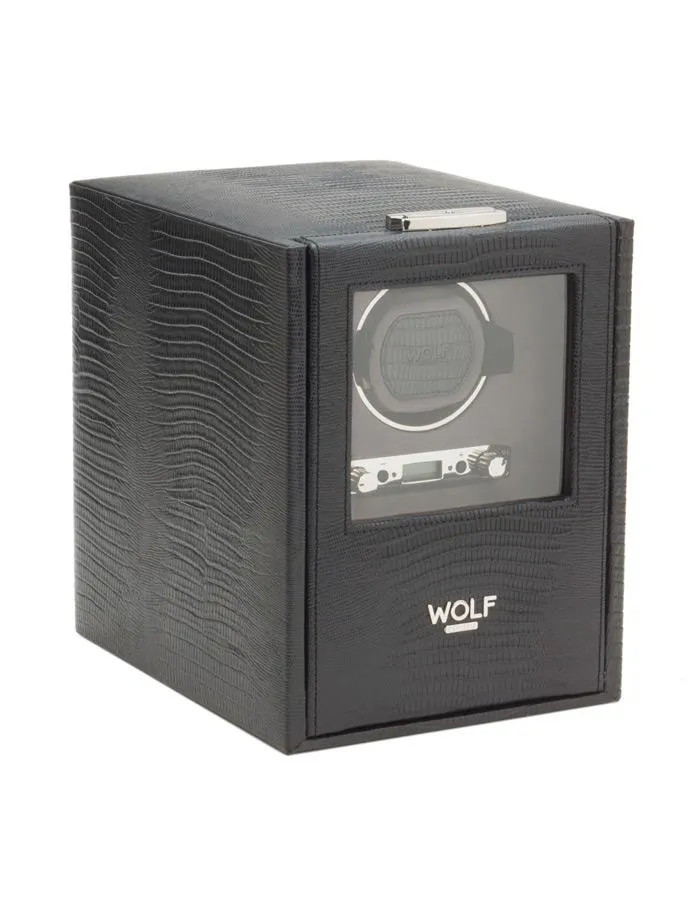 WOLF Blake Single Winder with Storage - Black Lizard - Module 2.7 Winder