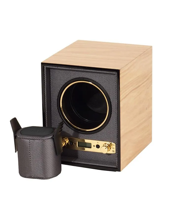 WOLF Meridian Single Watch Winder - Blonde - Module 2.7 Winder