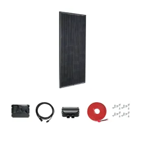 Zamp Solar Legacy Black 190-Watt Solar Panel Cinder 40 Deluxe Kit