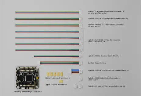 Zerodrag Wrap F7 Flight Controller (Made in India)